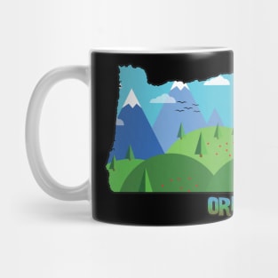 Oregon State Outline Mug